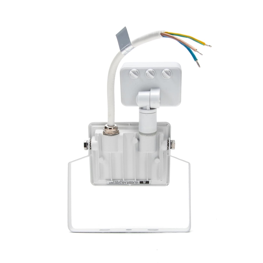 Aigostar - LED Floodlight with a sensor LED/10W/230V 4000K IP65 white