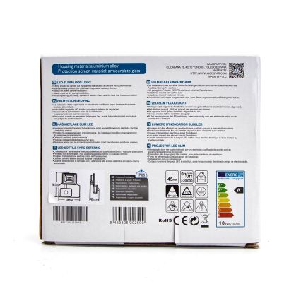 Aigostar - LED Floodlight with a sensor LED/10W/230V 4000K IP65 white