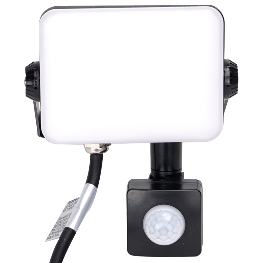 Aigostar - LED Floodlight with a sensor LED/20W/230V 4000K IP65 black