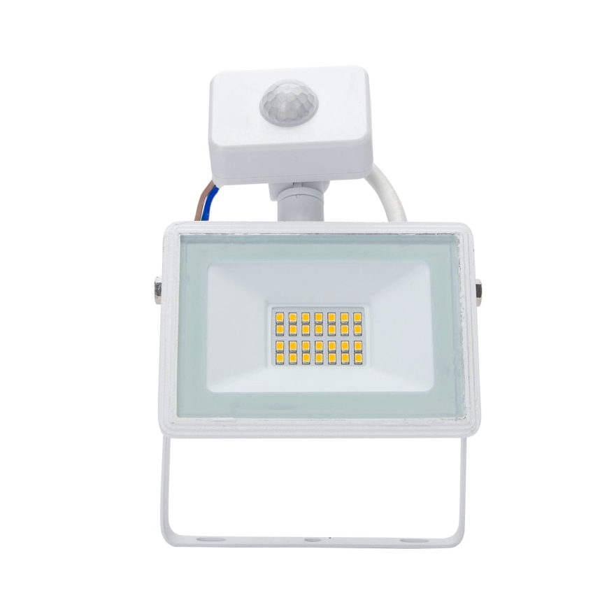 Aigostar - LED Floodlight with a sensor LED/20W/230V 4000K IP65 white