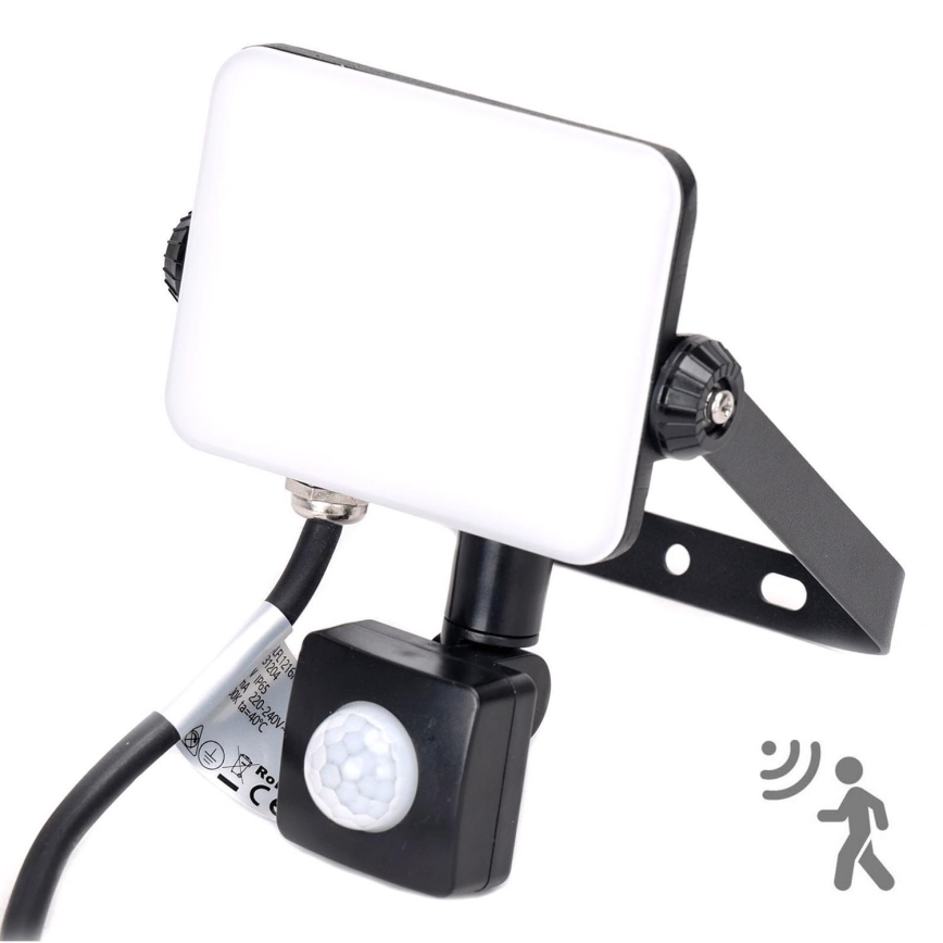 Aigostar - LED Floodlight with a sensor LED/30W/230V 4000K IP65 black