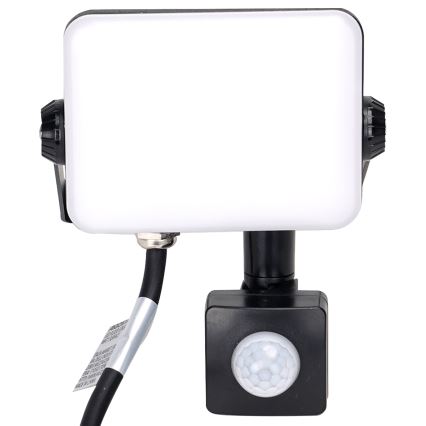 Aigostar - LED Floodlight with a sensor LED/30W/230V 4000K IP65 black