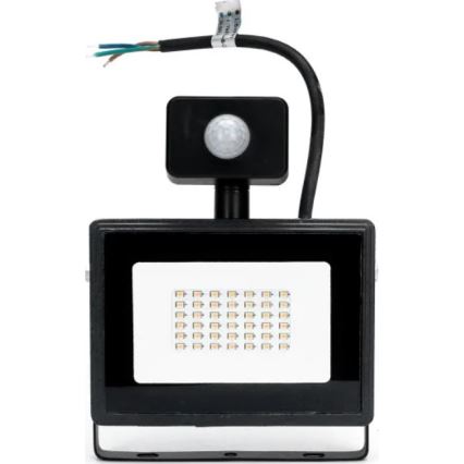 Aigostar - LED Floodlight with a sensor LED/50W/230V 4000K IP65 black