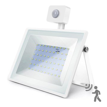 Aigostar - LED Floodlight with a sensor LED/50W/230V 6400K IP65 white