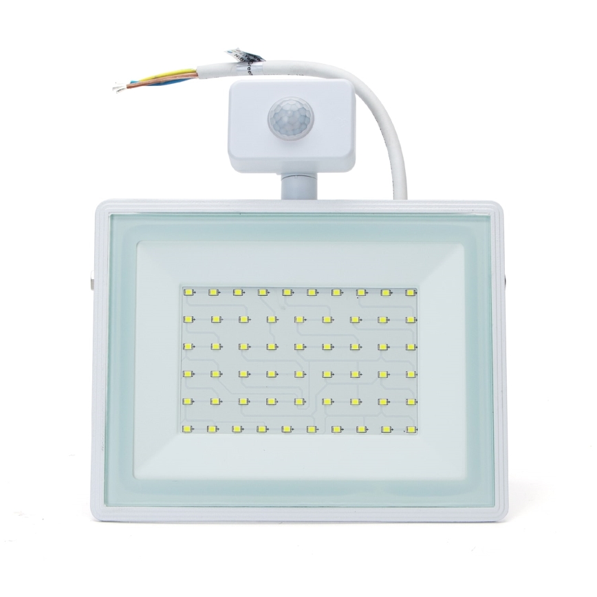Aigostar - LED Floodlight with a sensor LED/50W/230V 6400K IP65 white