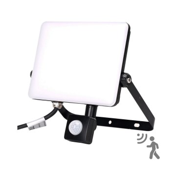 Aigostar - LED Floodlight with a sensor LED/50W/230V 6500K IP65 black