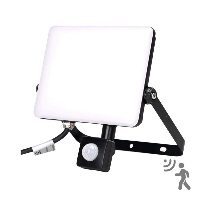 Aigostar - LED Floodlight with a sensor LED/50W/230V 6500K IP65 black