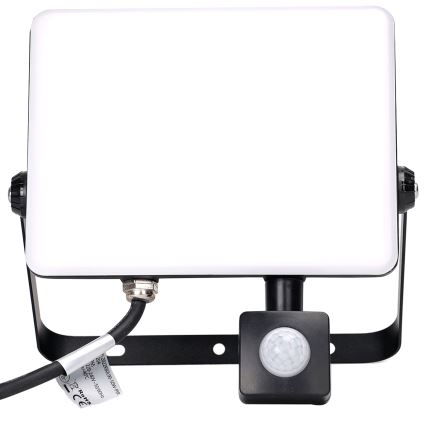 Aigostar - LED Floodlight with a sensor LED/50W/230V 6500K IP65 black