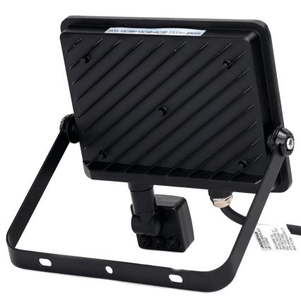 Aigostar - LED Floodlight with a sensor LED/50W/230V 6500K IP65 black