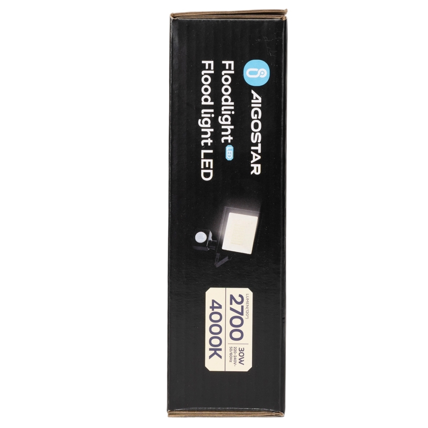 Aigostar - LED Floodlight with Sensor LED/30W/230V 4000K IP65