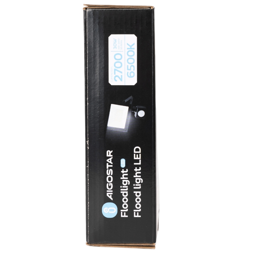 Aigostar - LED Floodlight with Sensor LED/30W/230V 6500K IP65