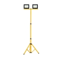 Aigostar - LED Floodlight with Stand 2xLED/30W/230V 6500K IP65 orange/black