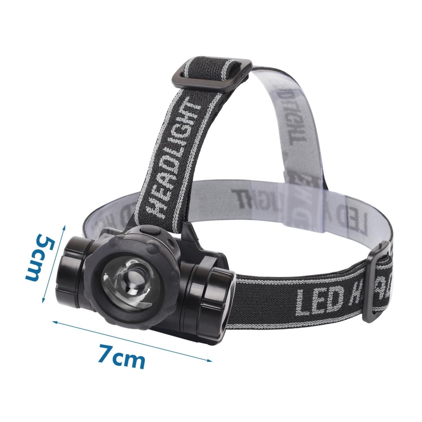 Aigostar - LED Headlamp LED/1,8W/3xAAA