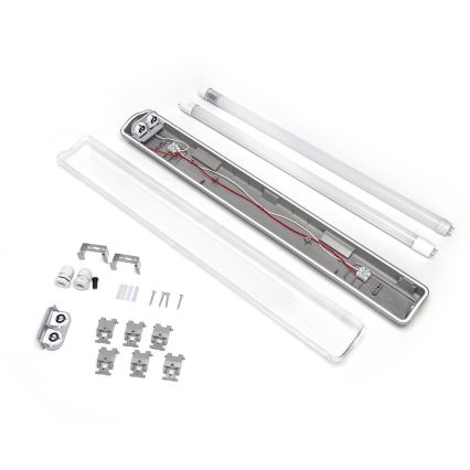 Aigostar - LED Heavy-duty fluorescent light 2xG13/9W/230V 4000K 66,6 cm IP65