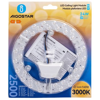 Aigostar - LED Magnetic Module, 24W, 230V, 3000K