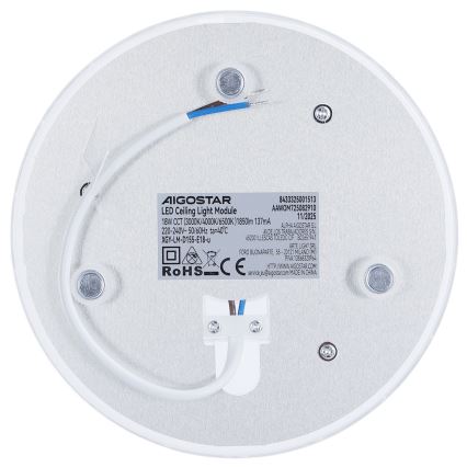 Aigostar - LED Magnetic Module LED/18W/230V 3000/4000/6500K