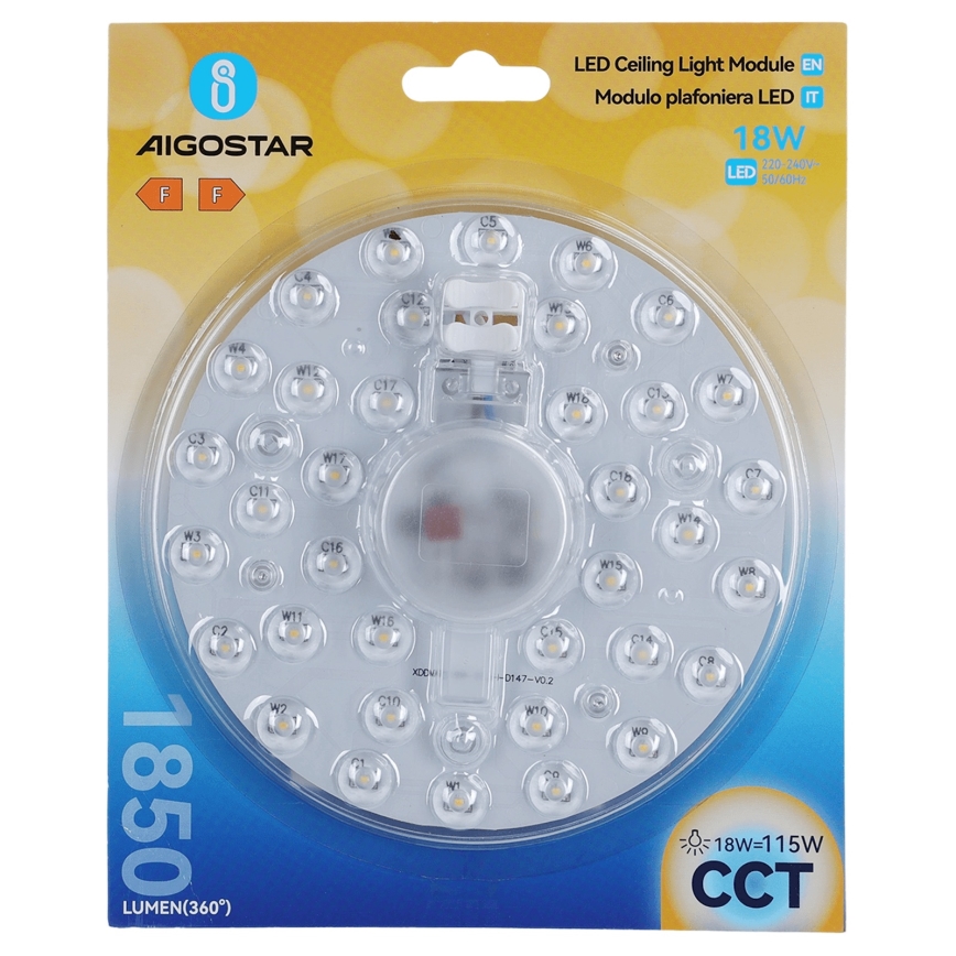Aigostar - LED Magnetic Module LED/18W/230V 3000/4000/6500K