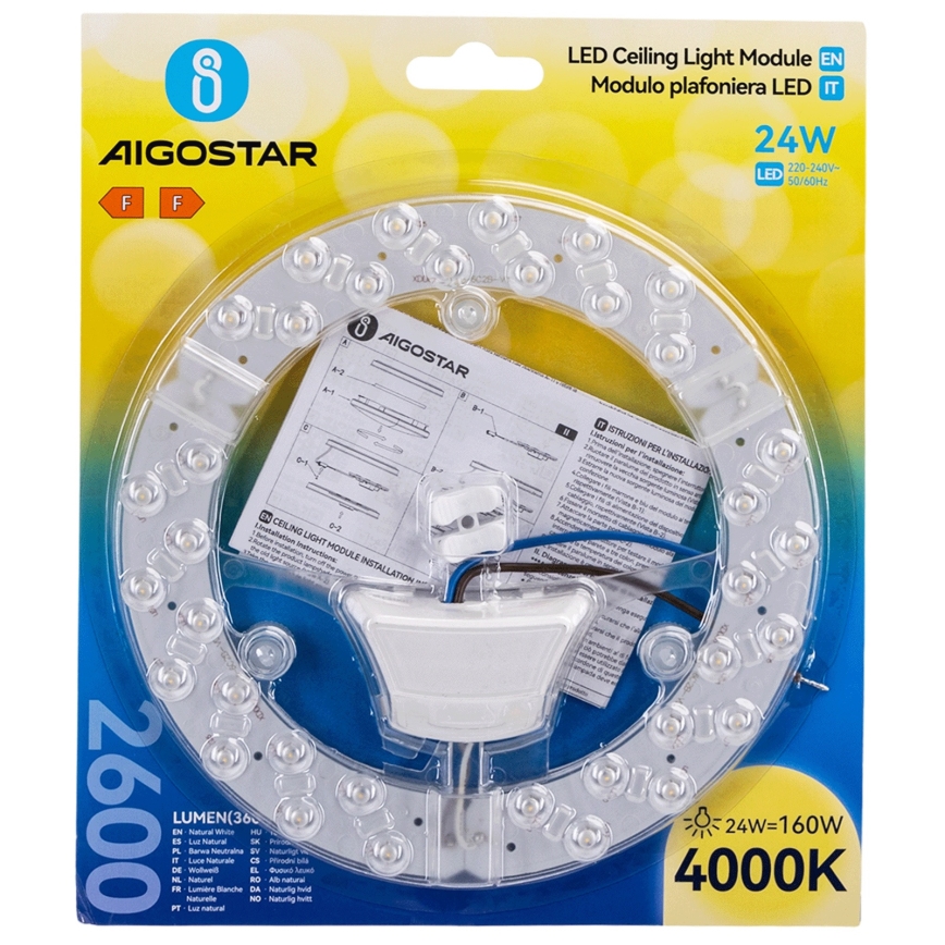 Aigostar - LED Magnetic Module LED/24W/230V 4000K