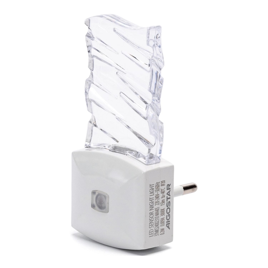 Aigostar - LED Night light with dusk sensor LED/0,2W/230V 3000K