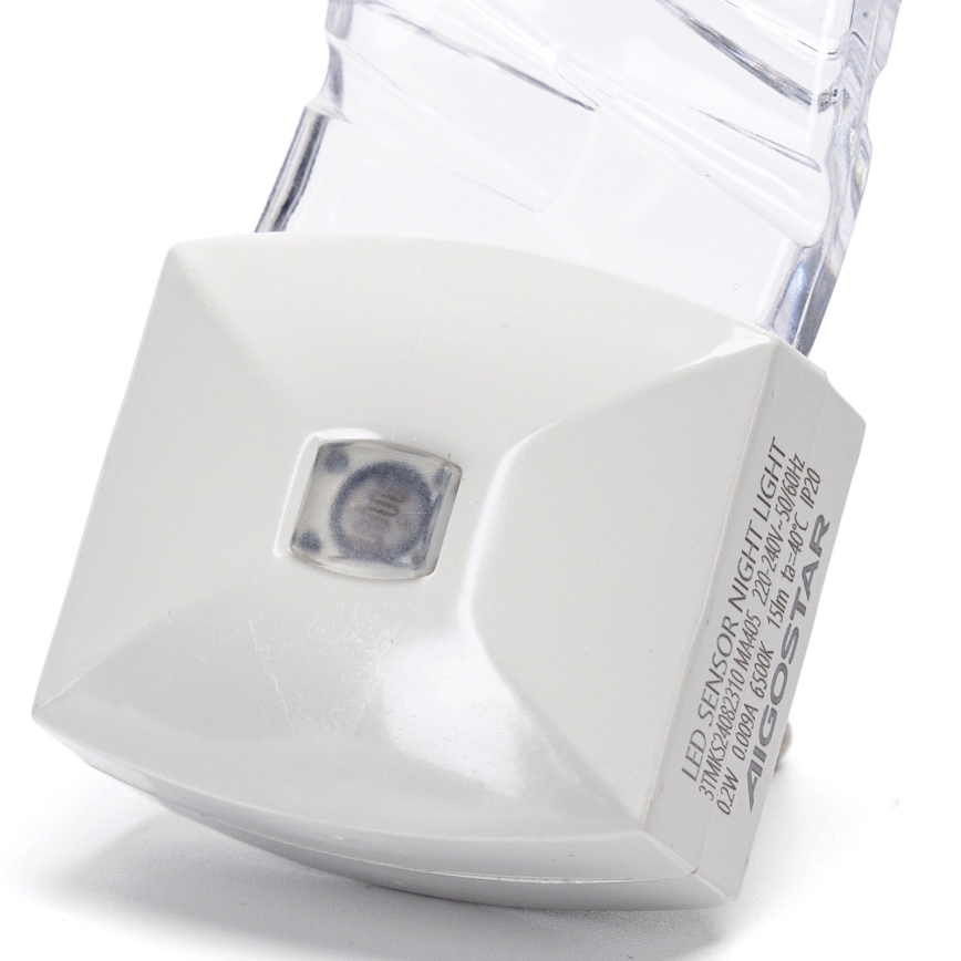 Aigostar - LED Night light with dusk sensor LED/0,2W/230V 6500K
