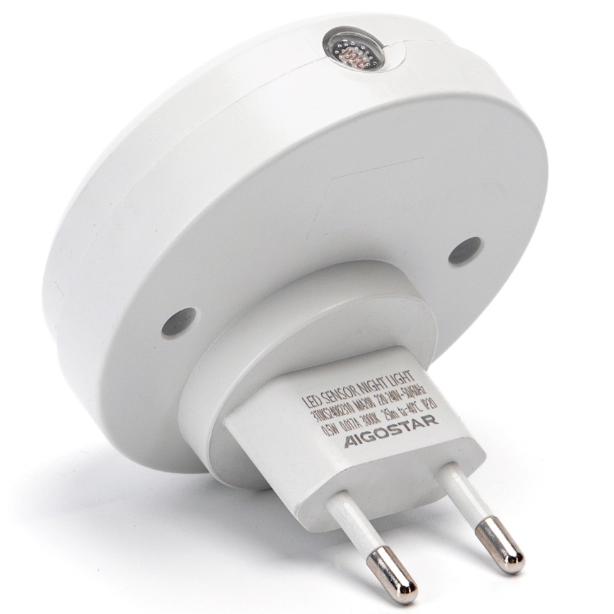 Aigostar - LED Night light with dusk sensor LED/0,5W/230V 6500K