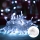 Aigostar - LED Outdoor Christmas chain 100xLED/8 functions/3xAA 10,3m IP44 cool white