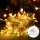 Aigostar -LED Outdoor Christmas chain 100xLED/8 functions 3xAA 10,3m IP44 warm white