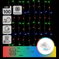 Aigostar - LED Outdoor Christmas chain 100xLED/8 functions 3xAA 4x1m IP44 multicolor