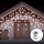 Aigostar - LED Outdoor Christmas chain 100xLED/8 functions/3xAA 8x0,6m IP44 cool white