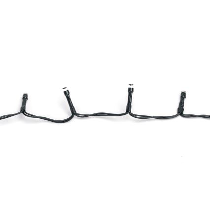 Aigostar - LED Outdoor Christmas chain 200xLED/8 functions 3xAA 10,3m IP44 warm white