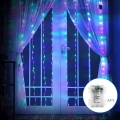 Aigostar - LED Outdoor Christmas chain 200xLED/8 functions 3xAA 5x2m IP44 multicolor
