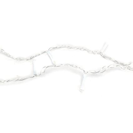 Aigostar - LED Outdoor Christmas chain 200xLED/8 functions 6x1,5m IP44 cool white