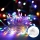 Aigostar - LED Outdoor Christmas chain 50xLED/8 functions 3xAA 5,3m IP44 multicolor