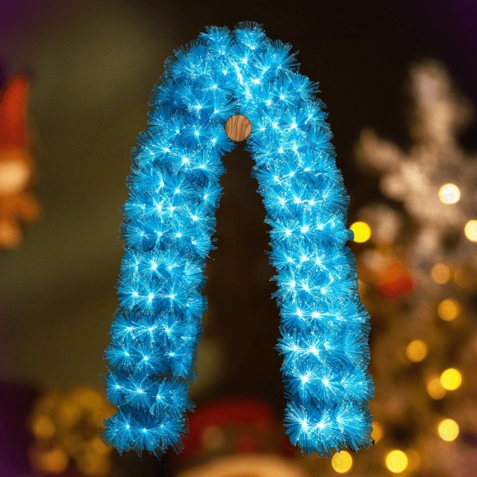 Aigostar - LED Outdoor Christmas Decoration 112xLED/3,6W/230V 2m IP44 Blue