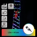 Aigostar - LED Outdoor Christmas Decoration, 154 LEDs, 8 Lighting Modes, 1.6 m, IP44, Multicolor