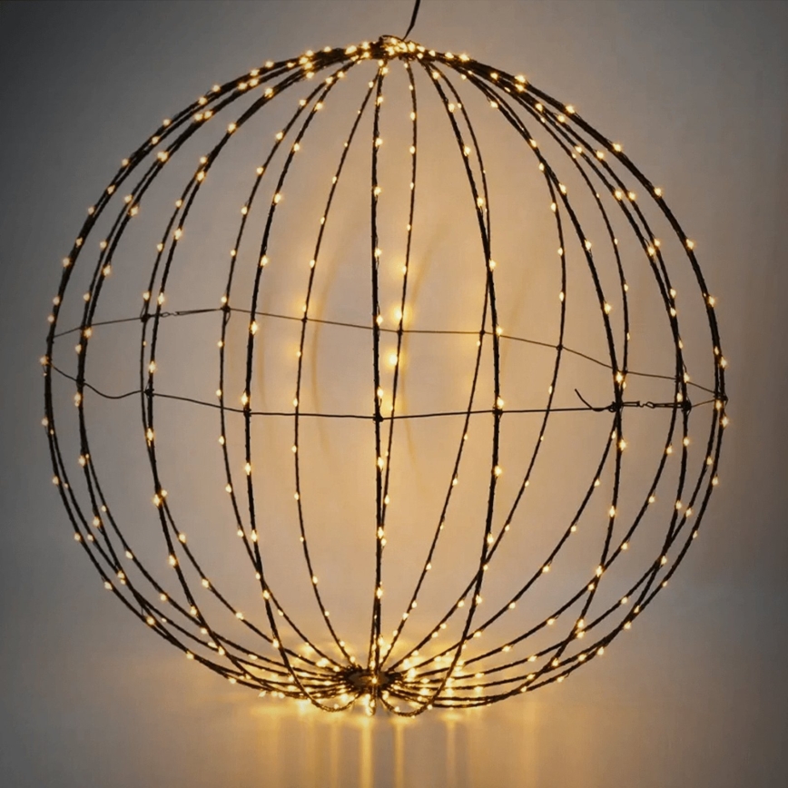 Aigostar - LED Outdoor Christmas decoration 177 LEDs/3.6W/230V 60 cm IP44 warm white