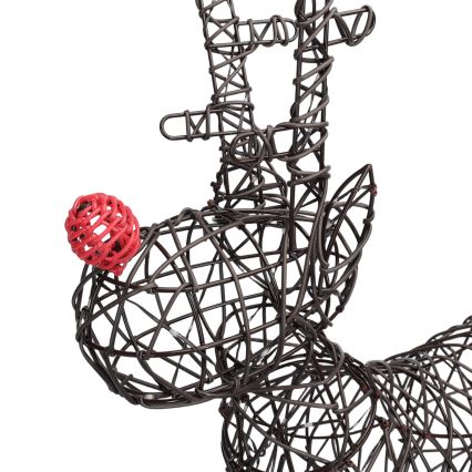 Aigostar - LED Outdoor Christmas Decoration 200 LEDs / 8 functions 0.9 m IP44 Warm White Reindeer