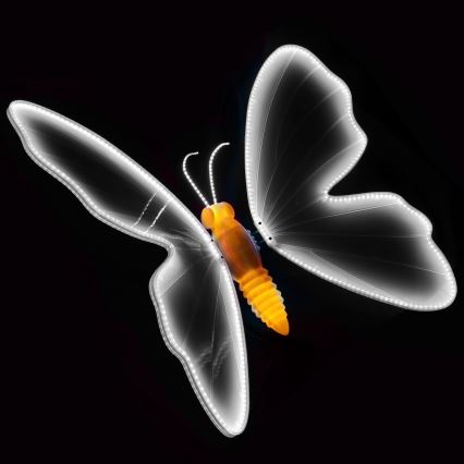 Aigostar - LED Outdoor Decoration 468xLED/18W/230V 75 cm IP44 butterfly/cool white