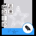 Aigostar - LED Outdoor Christmas Decoration 540xLED/6W/230V 43 cm IP44 Cool White Snowflake