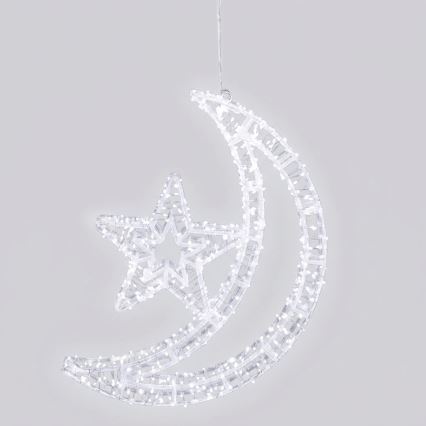 Aigostar - LED Outdoor Christmas Decoration 540xLED/6W/230V 43 cm IP44 cool white moon-shaped