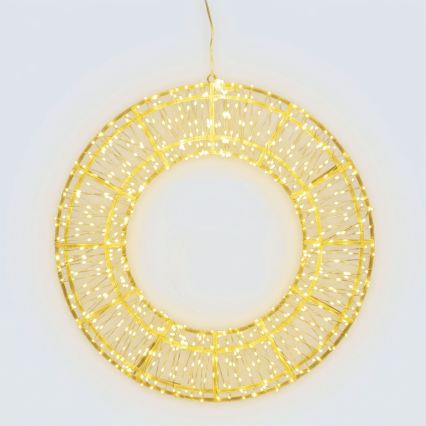 Aigostar - LED Outdoor Christmas Decoration 540xLED/6W/230V IP44 warm white 45 cm ring