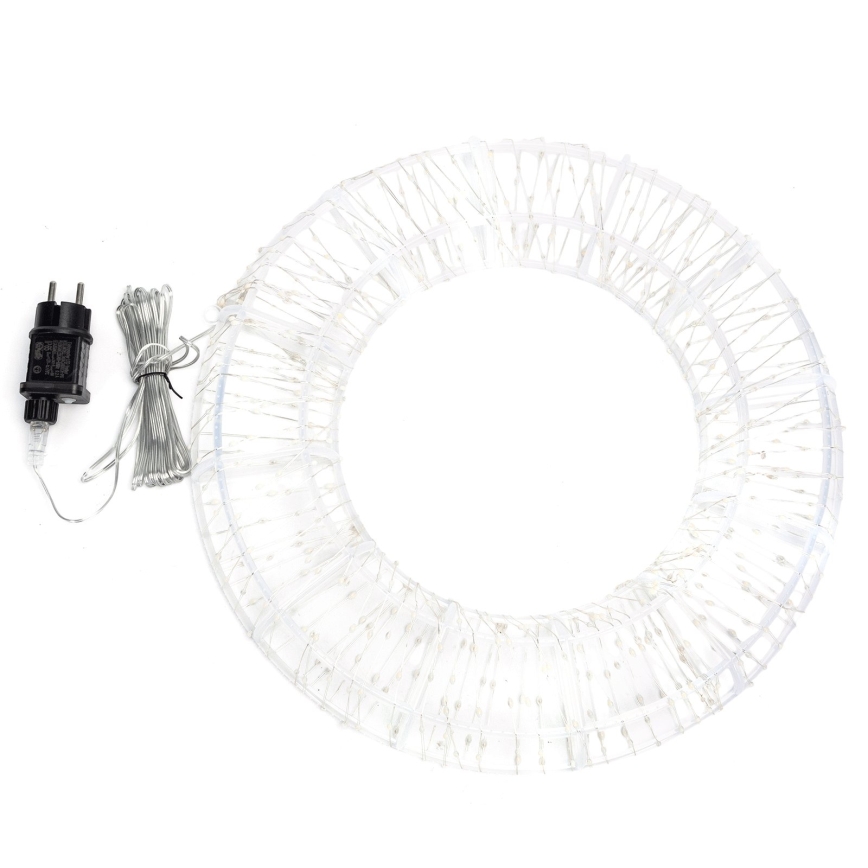 Aigostar - LED Outdoor Christmas Decoration 540xLED/6W/230V IP44 warm white 45 cm ring
