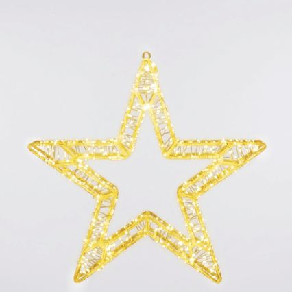 Aigostar - LED Outdoor Christmas Decoration 540xLED/6W/230V IP44 warm white 45cm star