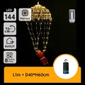 Aigostar - LED Outdoor Christmas Decoration LED/3xAA IP44 Santa Claus