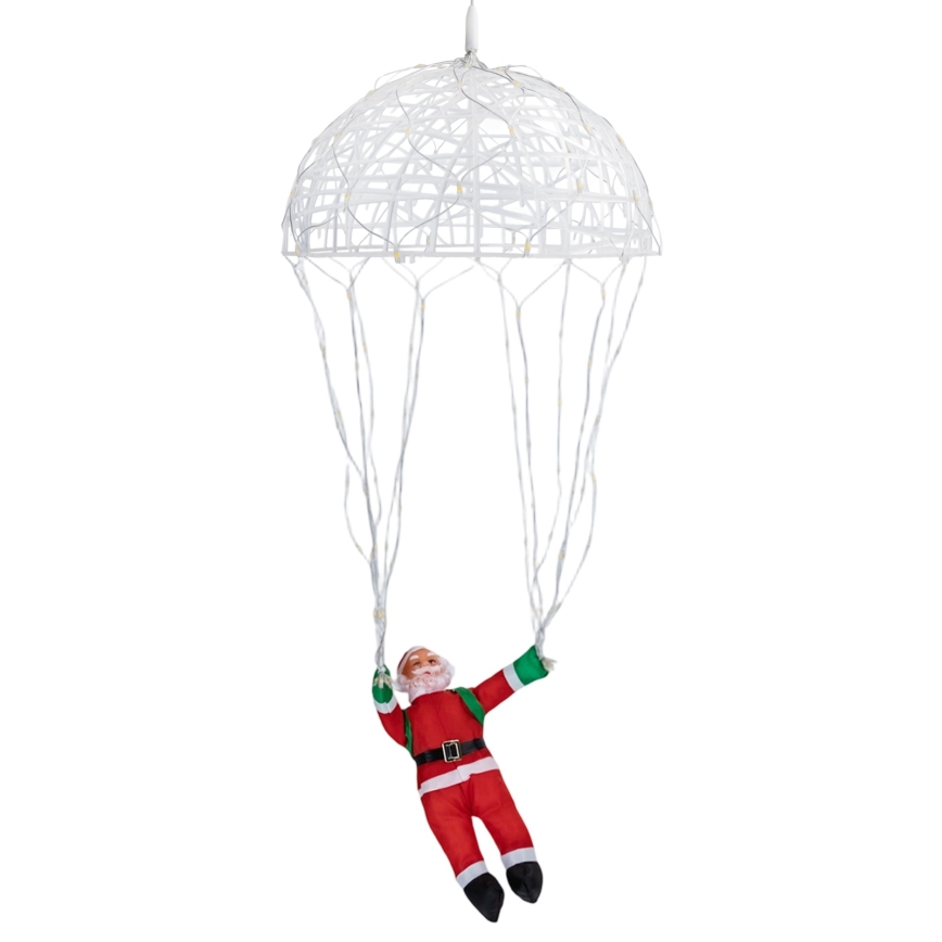 Aigostar - LED Outdoor Christmas Decoration LED/3xAA IP44 Santa Claus