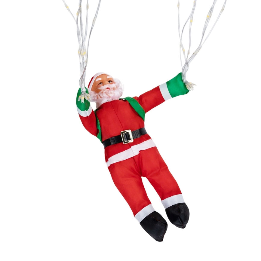 Aigostar - LED Outdoor Christmas Decoration LED/3xAA IP44 Santa Claus