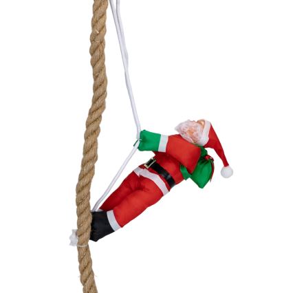 Aigostar - LED Outdoor Christmas Decoration LED/4xAA IP44 Parachuting Santa Claus