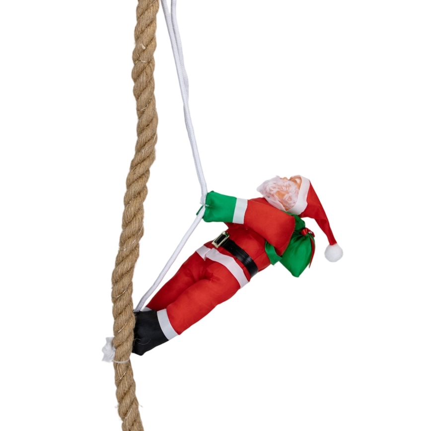 Aigostar - LED Outdoor Christmas Decoration LED/4xAA IP44 Parachuting Santa Claus