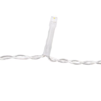 Aigostar - Outdoor Christmas LED String 200 LEDs / 8 Lighting Modes 3×AA 13×0.6 m IP44 Multicolor