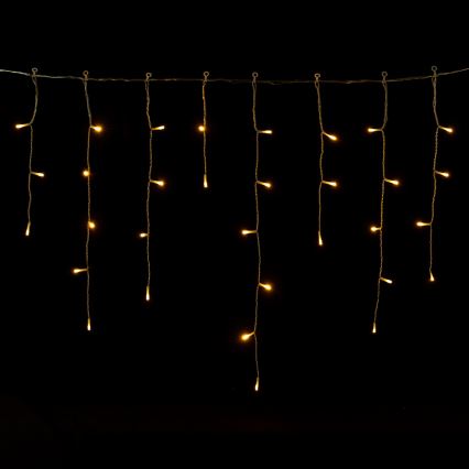 Aigostar - LED Outdoor Christmas Light Chain, 300xLED/8 functions, 3xAA, 18x0.6 m, IP44, warm white